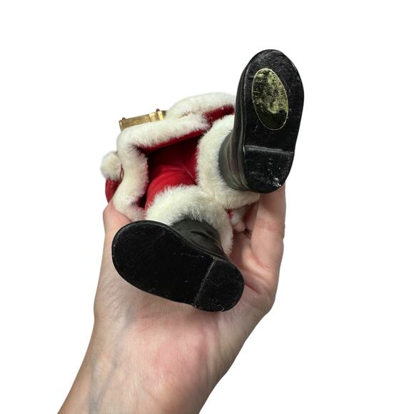 Clothtique Possible Dreams Santa GREETING THE MILLENNIUM 2000 Music Lights Works - Picture 9 of 13